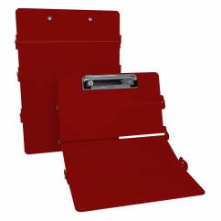 4-Fold ISO Clipboard - Red